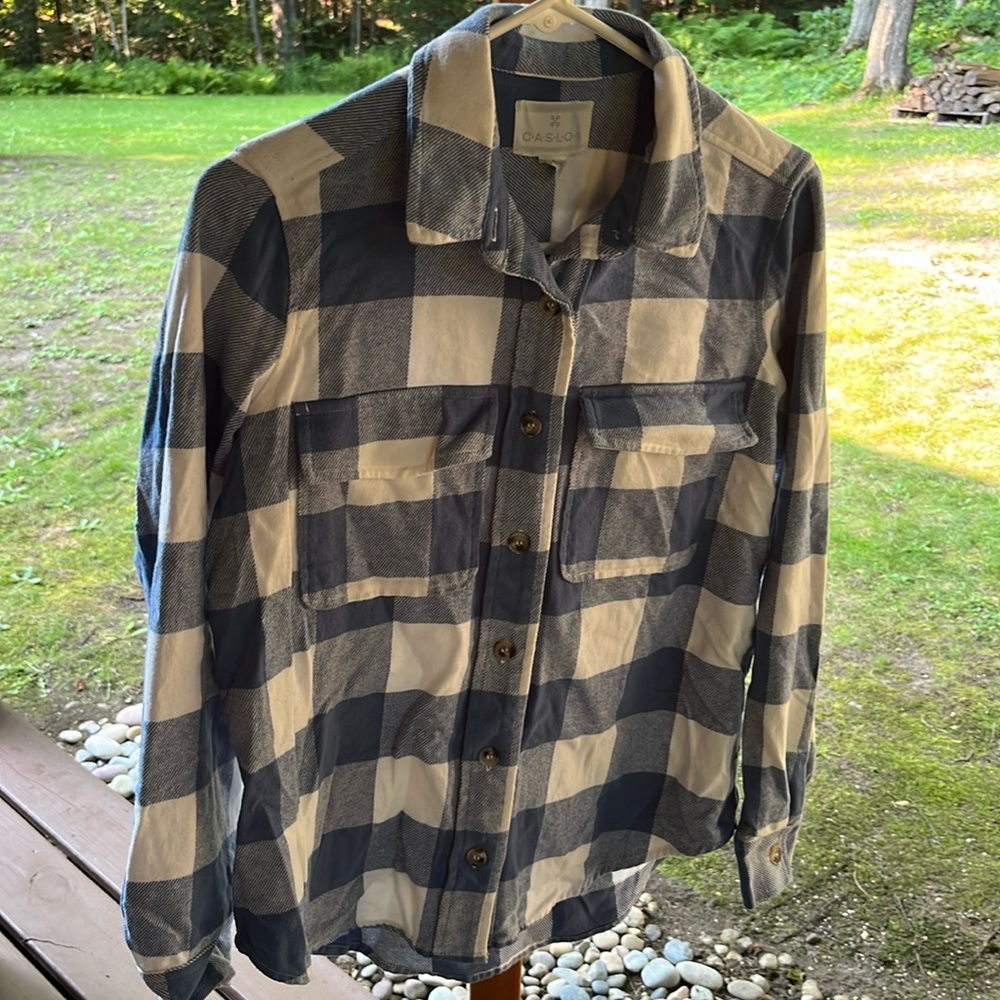 Caslon flannel shirt small